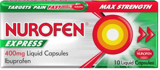 Nurofen Express 400mg 10 Liquid Capsules