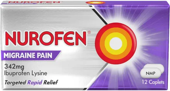 Nurofen Migraine Pain 342mg Caplets